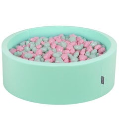 KiddyMoon pallomeri 90X30cm/300 tähteä 6Cm, Minttu: Powder Pink-Mint hinta ja tiedot | Vauvan lelut | hobbyhall.fi