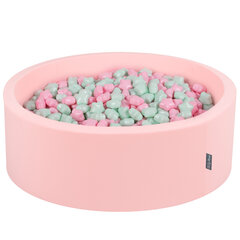 KiddyMoon pallomeri 90X30cm/300 tähteä 6Cm, vaaleanpunainen: Powder Pink-Mint hinta ja tiedot | Vauvan lelut | hobbyhall.fi