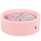 KiddyMoon pallomeri 90X30cm/600 tähteä 6Cm, vaaleanpunainen: Powder Pink Pearl Mint (Puuteri vaaleanpunainen Pearl Mint) hinta ja tiedot | Vauvan lelut | hobbyhall.fi