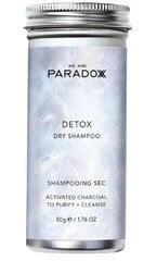 Hiusten kuivashampoo We are Paradoxx, Detox, aktiivihiili, hiusten kuivashampoo, virkistävä, 50 g hinta ja tiedot | We are Paradoxx Hajuvedet ja kosmetiikka | hobbyhall.fi