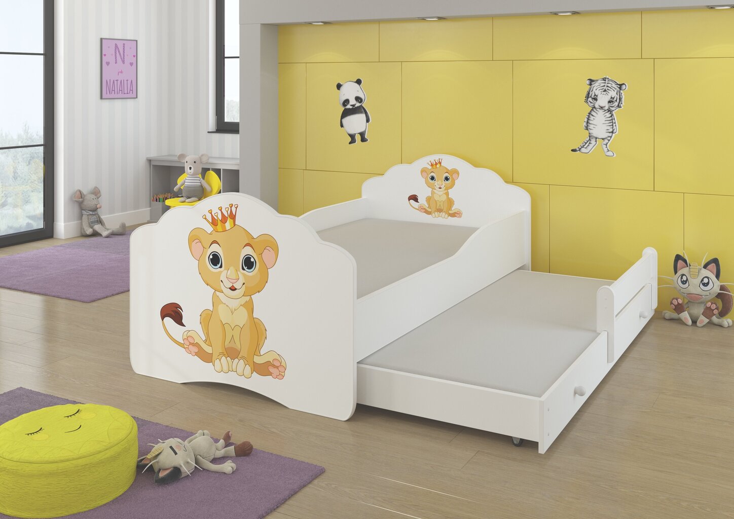 Adrk Furniture Casimo II, Lastensänky, valkoisen värinen hinta ja tiedot | Lastensängyt | hobbyhall.fi