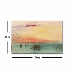 Taulu Laguuni Venetsian lähellä, auringonlaskun aikaan (William Turner). hinta ja tiedot | Taulut | hobbyhall.fi