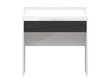 Pöytä Black Red White Forn, valkoinen/musta hinta ja tiedot | Peilipöydät | hobbyhall.fi