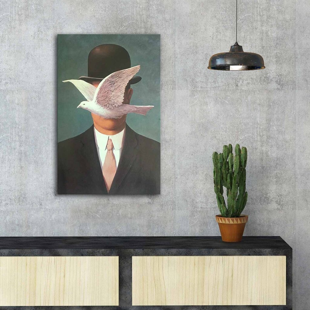 Taulu Mies keilahatussa (Rene Magritte) hinta ja tiedot | Taulut | hobbyhall.fi