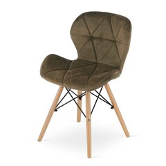 4 tuolin setti Lago, ruskea hinta ja tiedot | Ruokapöydän tuolit | hobbyhall.fi