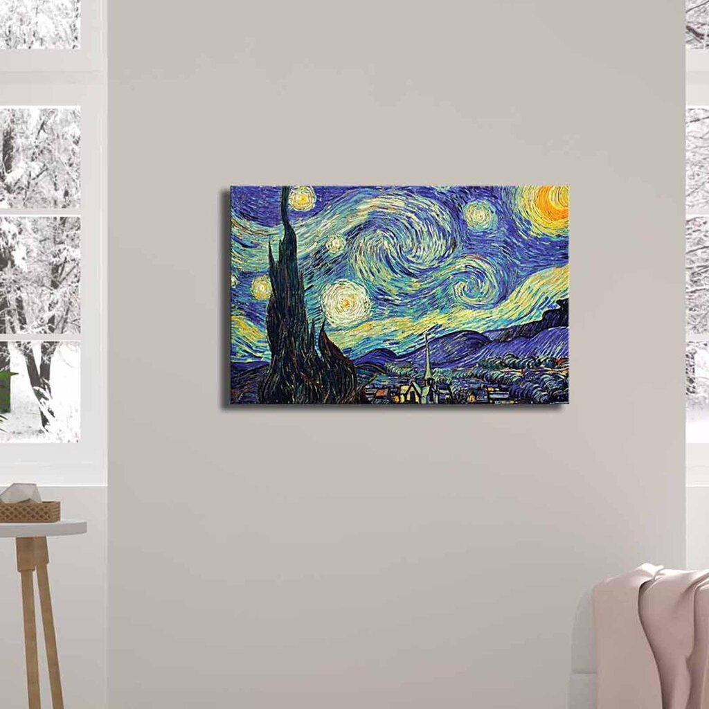 Taulu Starry Night (Vincent Van Gogh) hinta ja tiedot | Taulut | hobbyhall.fi