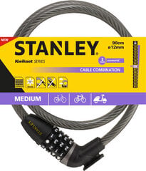 Polkupyörän koodilukko kaapelilla S755-205 STANLEY hinta ja tiedot | Polkupyörän lukot | hobbyhall.fi