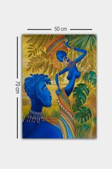 Sisustustaulu Afrikkalainen tanssi hinta ja tiedot | Taulut | hobbyhall.fi