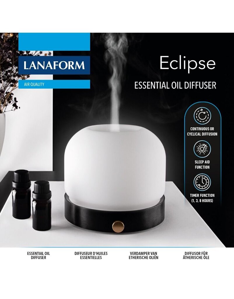 Eteerinen öljy diffuusori Lanaform Eclipse hinta ja tiedot | Ilmankostuttimet | hobbyhall.fi