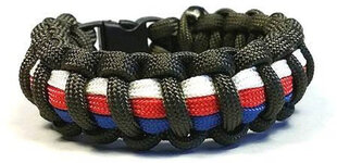 Cordell Paracord rannekoru Solomon TRICOLOR hinta ja tiedot | Cordell Muoti | hobbyhall.fi