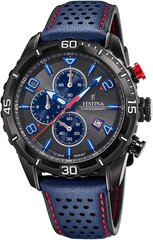 Festina Men Analog Quartz Clock kanssa nahkarannekoru F20519/3 hinta ja tiedot | Miesten kellot | hobbyhall.fi