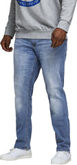 Slim Fit JJIGLENN ORIGINAL 12188524 Blue Denim miesten farkut hinta ja tiedot | Miesten farkut | hobbyhall.fi