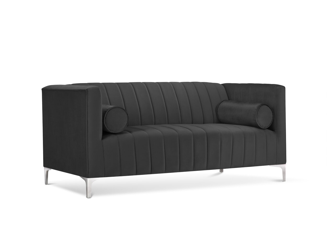 Kahden istuttava sohva Kooko Home Tutti, tummanharmaa hinta ja tiedot | Sohvat ja vuodesohvat | hobbyhall.fi