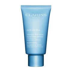 Clarins SOS Hydra Kosteuttava kasvonaamio 75 ml hinta ja tiedot | Kasvonaamiot ja silmänalusaamiot | hobbyhall.fi