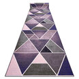 Rugsx TRIANGLES -matto, 100x1000 cm, liila