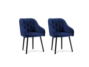 2 tuolin setti Milo Casa Luisa, tummansininen hinta ja tiedot | Ruokapöydän tuolit | hobbyhall.fi