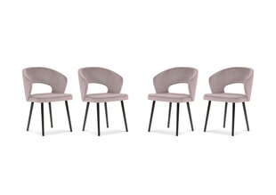 4 tuolin setti Windsor and Co Elpis, roosa hinta ja tiedot | Ruokapöydän tuolit | hobbyhall.fi