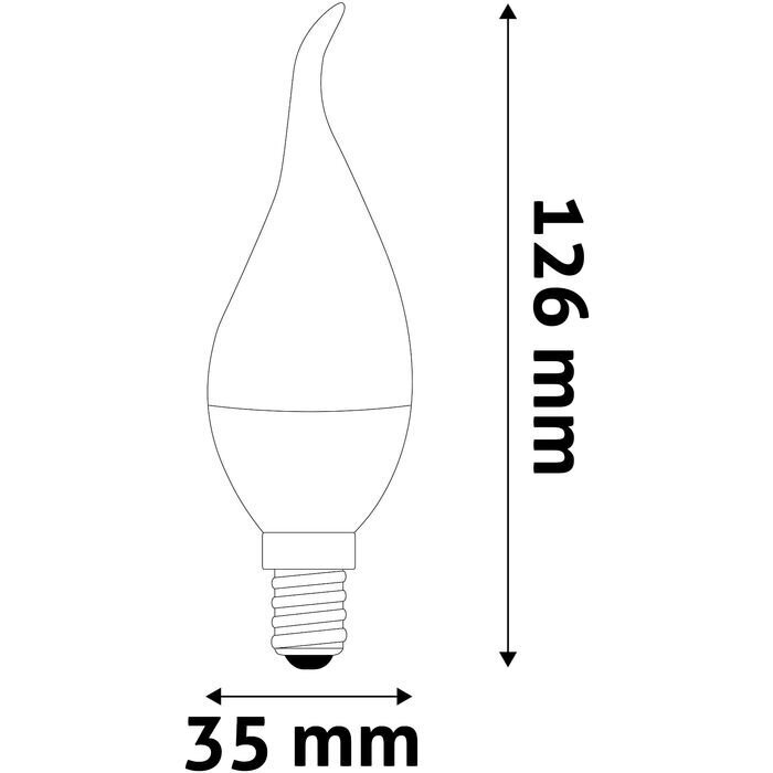 LED-lamppu 6,5W E14 AVIDE kynttilä hinta ja tiedot | Lamput | hobbyhall.fi