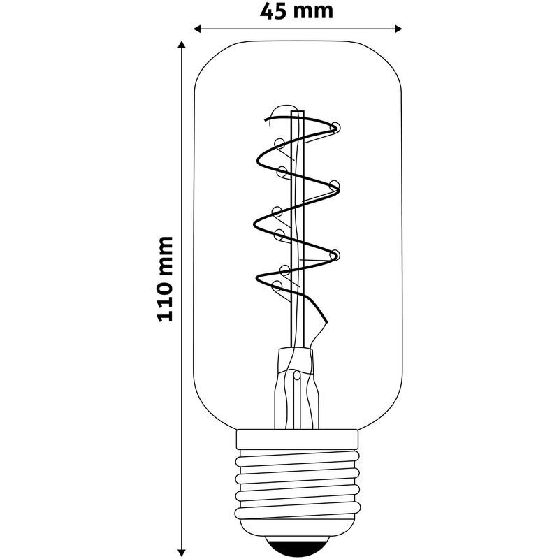 LED-lamppu AVIDE 3W E27 Soft Filament hinta ja tiedot | Lamput | hobbyhall.fi