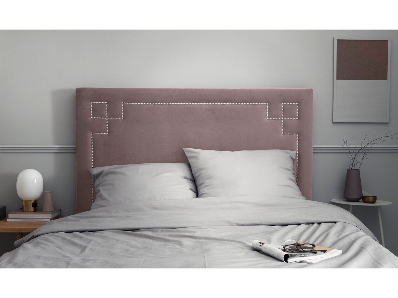 Sängynpääty Windsor and Co Eos 180 cm, roosa hinta ja tiedot | Sängyt | hobbyhall.fi