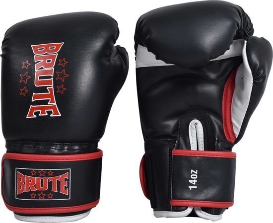 Nyrkkeilyhanskat Brute Thai Boxing Gloves, musta, 12 hinta ja tiedot | Kamppailulajit | hobbyhall.fi