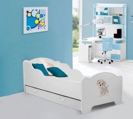 Lastensänky Adrk Furniture Amadis Dog 70x140 cm, valkoinen hinta ja tiedot | Lastensängyt | hobbyhall.fi