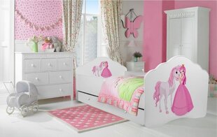 Lasten sänky ADRK Furniture Casimo, 80x160 cm, eri värejä hinta ja tiedot | Lastensängyt | hobbyhall.fi