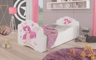 Lasten sänky ADRK Furniture Casimo Girl with Wings, 70x140 hinta ja tiedot | Lastensängyt | hobbyhall.fi