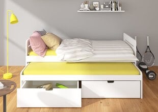 Lasten sänky ADRK Furniture Tomi 90x200, ruskea hinta ja tiedot | Lastensängyt | hobbyhall.fi