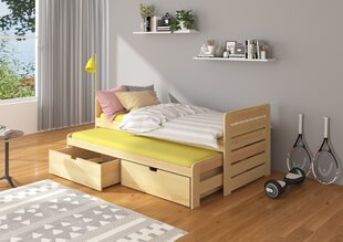 Lasten sänky ADRK Furniture Tomi 90x200, ruskea hinta ja tiedot | Lastensängyt | hobbyhall.fi