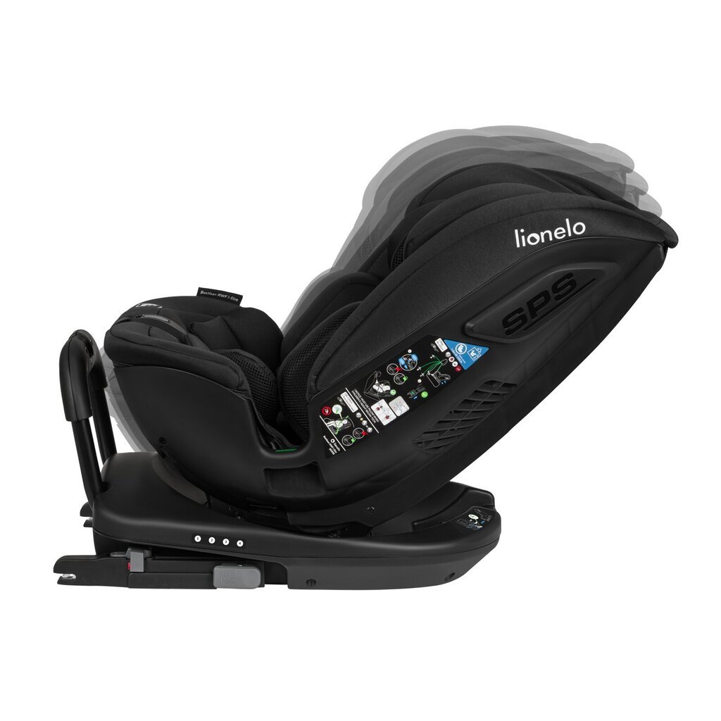 Turvaistuin Lionelo Bastiaan I-koko, 0-36 kg, Black Carbon hinta ja tiedot | Turvaistuimet | hobbyhall.fi