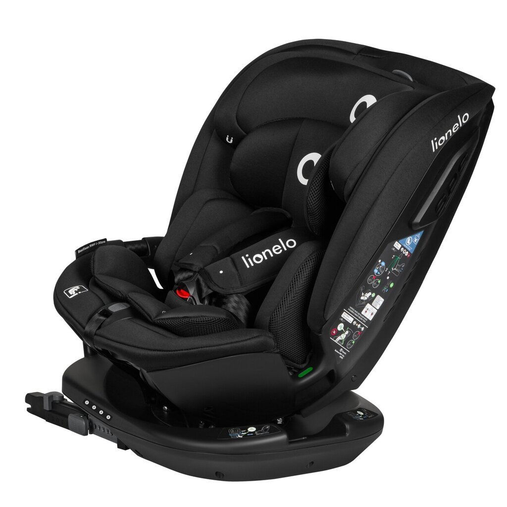 Turvaistuin Lionelo Bastiaan I-koko, 0-36 kg, Black Carbon hinta ja tiedot | Turvaistuimet | hobbyhall.fi