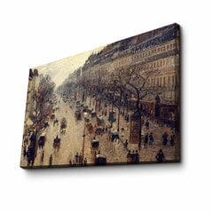 Taulu Boulevard Montmartre en la mañana de invierno (Camille Pissarro) hinta ja tiedot | Taulut | hobbyhall.fi