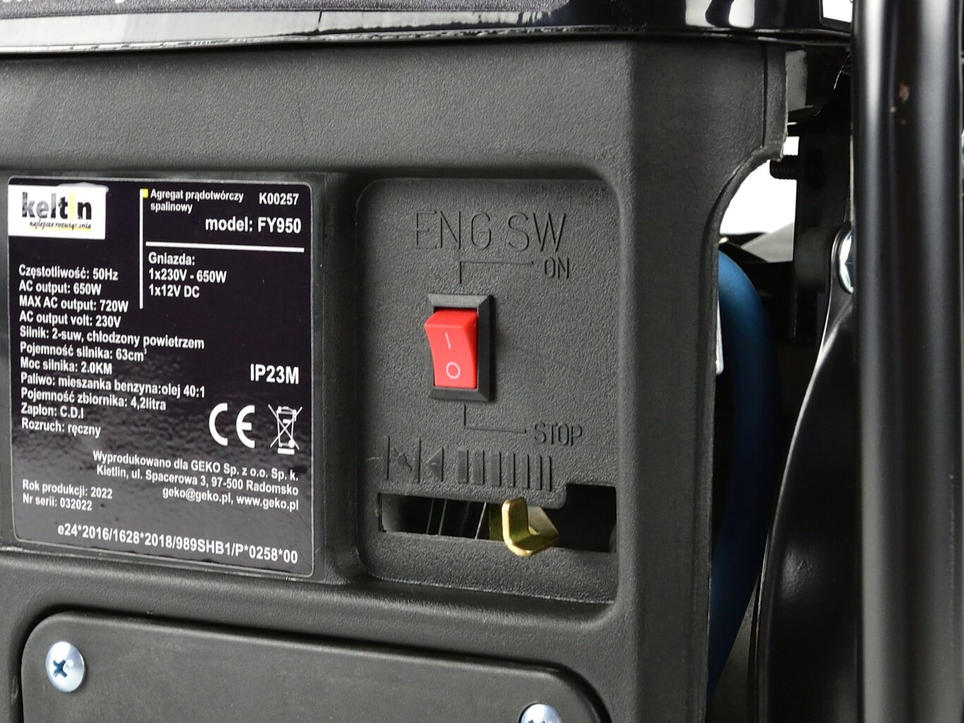 Sähkögeneraattori Keltin 2HP 720W hinta ja tiedot | Aggregaatit | hobbyhall.fi