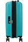 American Tourister Aerostep Spinner Turquoise Tonic 55 cm, sininen hinta ja tiedot | Matkalaukut ja -kassit | hobbyhall.fi