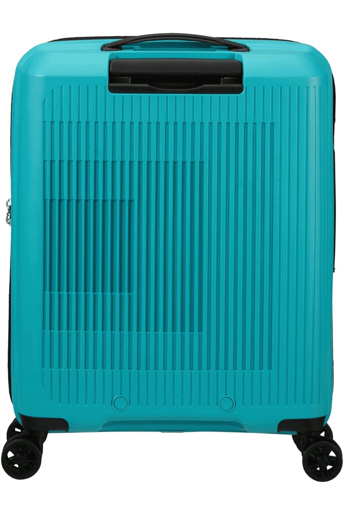 American Tourister Aerostep Spinner Turquoise Tonic 55 cm, sininen hinta ja tiedot | Matkalaukut ja -kassit | hobbyhall.fi