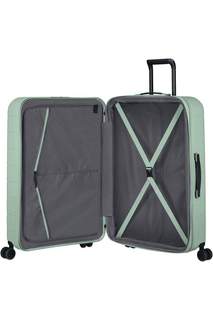 American Tourister Novastream Spinner Nomad Green L 67 cm, vihreä hinta ja tiedot | Matkalaukut ja -kassit | hobbyhall.fi