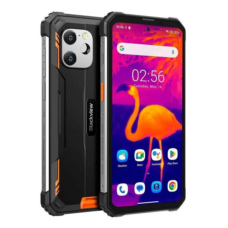 Blackview BV8900 8/256GB Orange hinta ja tiedot | Matkapuhelimet | hobbyhall.fi