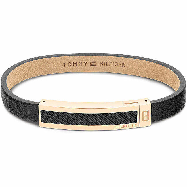 Tommy Hilfiger Muoti nahkarannekoru Naisten rakenne 2790399 hinta ja tiedot | Miesten korut | hobbyhall.fi