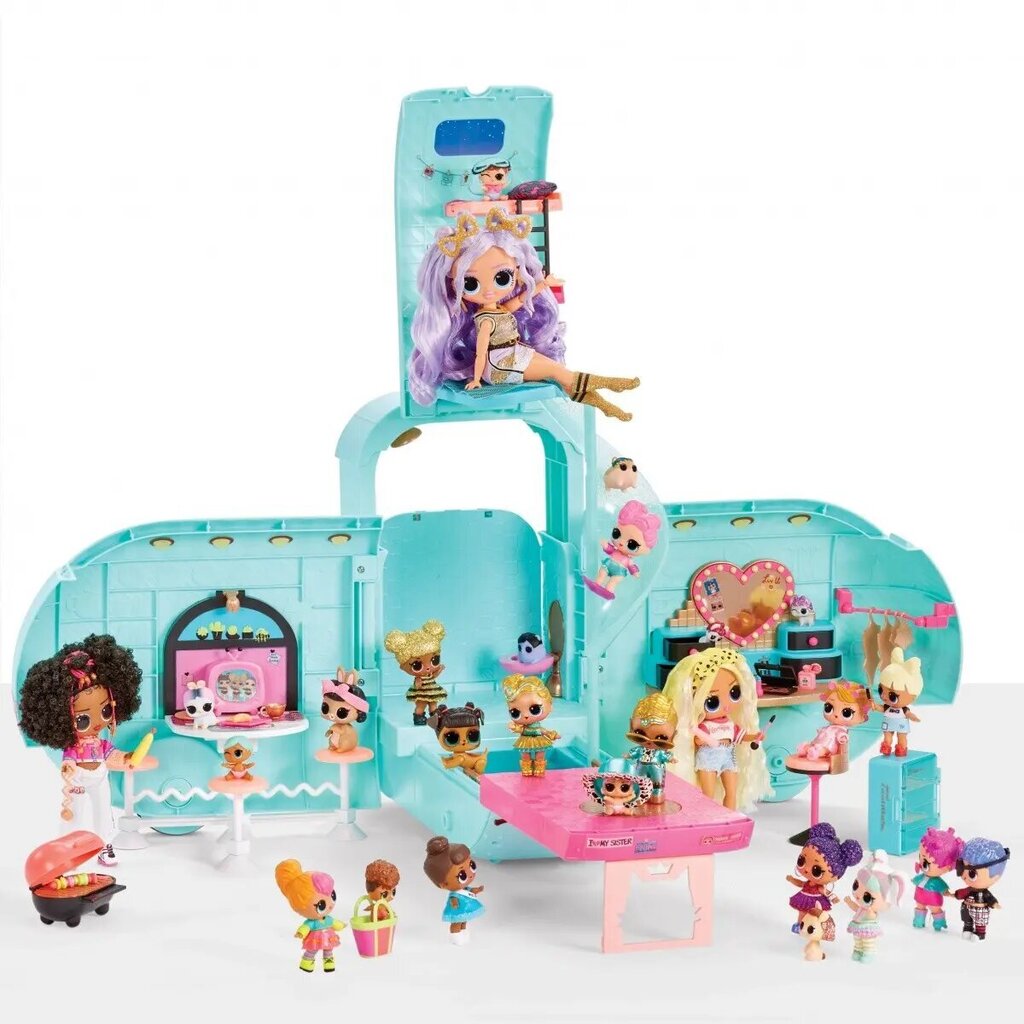 Muunneltava 4-in-1 "L.O.L. Surprise Glam N Go Camper" hinta ja tiedot | Tyttöjen lelut | hobbyhall.fi