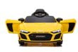 Sähköauto lapsille AUDI R8 A300, keltainen hinta ja tiedot | Lasten sähköautot | hobbyhall.fi