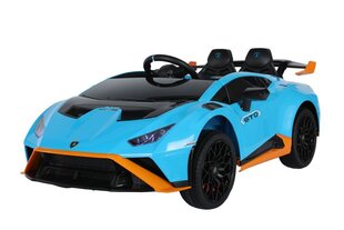Lamborghini STO DRIFT yksipaikkainen sähköauto, sininen hinta ja tiedot | Lasten sähköautot | hobbyhall.fi