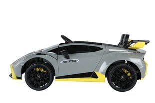 Lamborghini STO DRIFT yksipaikkainen sähköauto, harmaa hinta ja tiedot | Lasten sähköautot | hobbyhall.fi