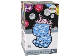 Unicorn DIY DIY Creative Kit, timantti kristalleja, ruskea hinta ja tiedot | DIY Lapset | hobbyhall.fi