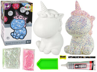 Unicorn DIY DIY Creative Kit, timantti kristalleja, vaaleanpunainen hinta ja tiedot | DIY Lapset | hobbyhall.fi