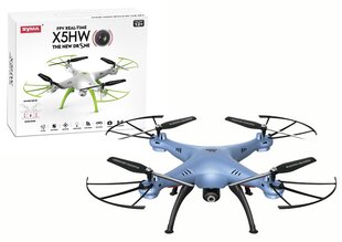 RC drone X5HW SYMA, sininen hinta ja tiedot | Poikien lelut | hobbyhall.fi