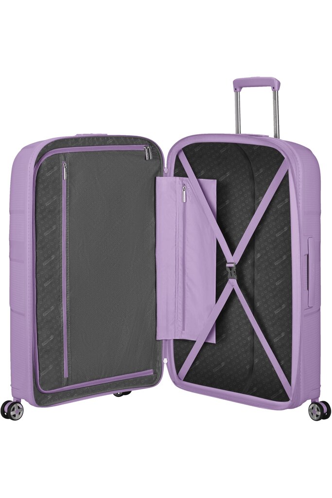 American Tourister Starvibe Spinner Digital Lavender 55 cm, violetti hinta ja tiedot | Matkalaukut ja matkakassit | hobbyhall.fi