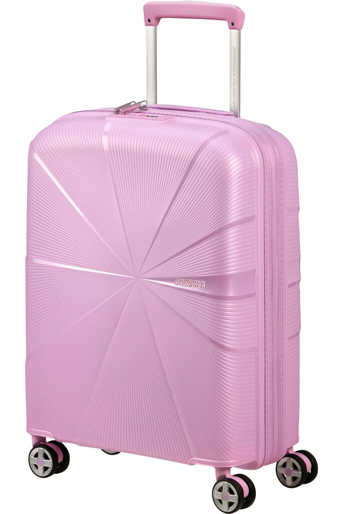 American Tourister Starvibe Spinner Digital Lavender 55 cm, violetti hinta ja tiedot | Matkalaukut ja matkakassit | hobbyhall.fi