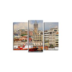 Kolmiosainen taulu Istanbul hinta ja tiedot | Taulut | hobbyhall.fi