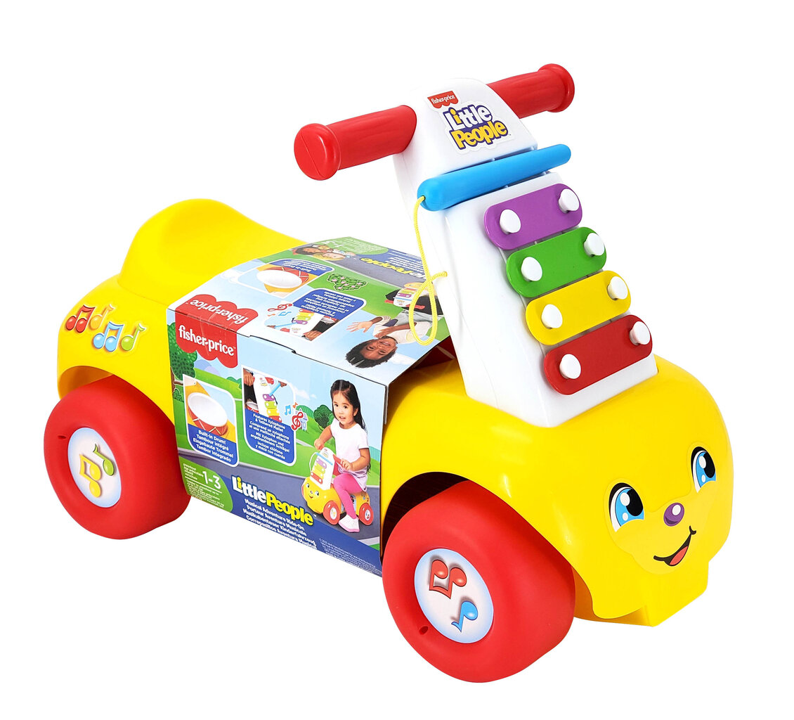 Fisher Price rokkaava potkuauto, keltainen hinta ja tiedot | Vauvan lelut | hobbyhall.fi